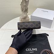 Fortok Celine Mini Vertical Cabas in Triomphe Canvas 17×21×4cm - 6