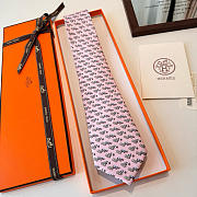 Fortok Hermes Sliding Jockey Twillbi tie Pink  - 6