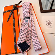 Fortok Hermes Sliding Jockey Twillbi tie Pink  - 3