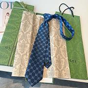 Fortok Gucci GG Tie Navy Blue - 1