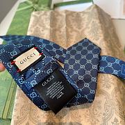 Fortok Gucci GG Tie Navy Blue - 5