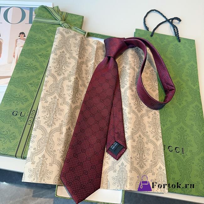 Fortok Gucci GG Tie Rouge - 1