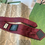 Fortok Gucci GG Tie Rouge - 4
