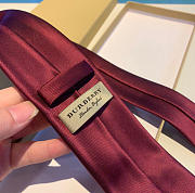 Fortok Burberry Silk Tie Rouge - 2