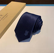 Fortok Burberry Silk Tie Blue - 6