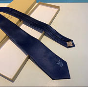 Fortok Burberry Silk Tie Blue - 5