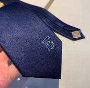 Fortok Burberry Silk Tie Blue - 3