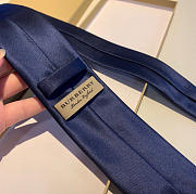 Fortok Burberry Silk Tie Blue - 2
