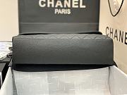 Fortok Chanel Handbag Leather in Black 32 x 7.5 x 19CM - 5