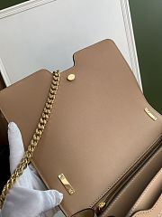 Fortok Burberry Quilted Monogram Lambskin TB Bag Brown 25.5 - 6.5 - 18.5 cm - 2