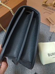 Fortok Burberry Quilted Monogram Lambskin TB Bag Black 25.5 - 6.5 - 18.5 cm - 6