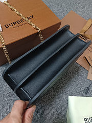 Fortok Burberry Quilted Monogram Lambskin TB Bag Black 25.5 - 6.5 - 18.5 cm - 5