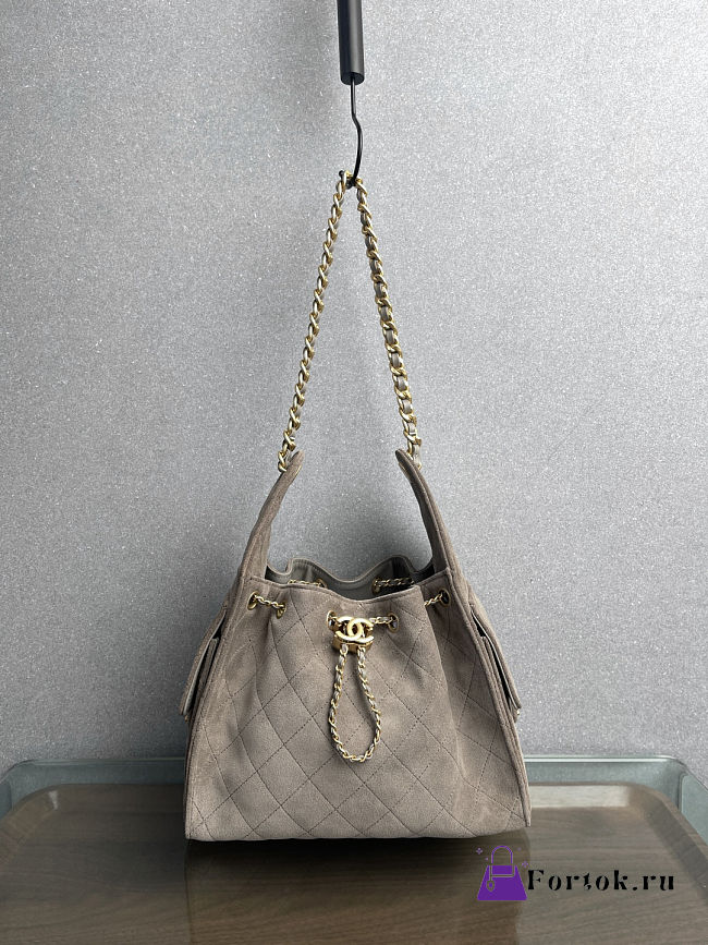 Fortok Chanel hobo bag Chanel 25 Small handbag in Brown 30*26*14cm - 1