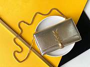 Fortok Saint Laurent YSL Kate Tassel Chain Wallet Gold 24x14.5x5.5cm - 1