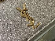 Fortok Saint Laurent YSL Kate Tassel Chain Wallet Silver 24x14.5x5.5cm - 3