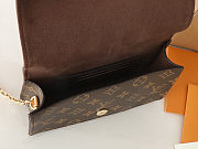 Fortok Louis Vuitton Monogram Lily Wallet On Chain Monogram 20.7 x 10.2 x 3.5 cm - 5