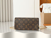 Fortok Louis Vuitton Monogram Lily Wallet On Chain Monogram 20.7 x 10.2 x 3.5 cm - 3