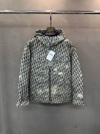 Fortok Dior Hooded Jacket Blue