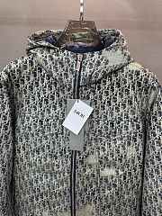 Fortok Dior Hooded Jacket Blue - 3