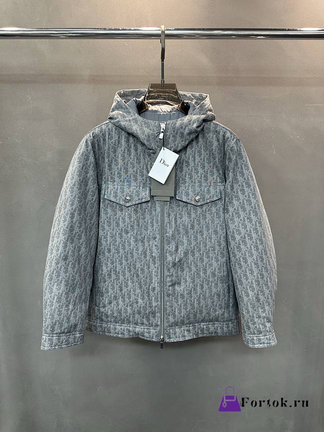Fortok Dior Hooded Jacket Grey - 1