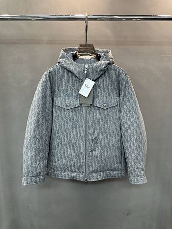 Fortok Dior Hooded Jacket Grey