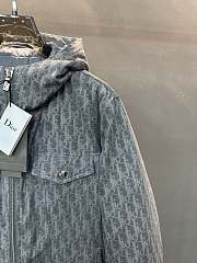 Fortok Dior Hooded Jacket Grey - 3