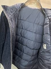 Fortok Dior Hooded Jacket Navy Blue - 3