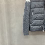 Fortok Moncler Padded Wool Zip-Up Cardigan Grey - 6