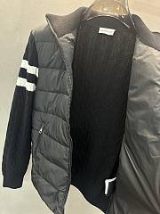 Fortok Moncler Padded Wool Zip-Up Cardigan Black - 6