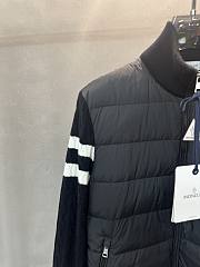 Fortok Moncler Padded Wool Zip-Up Cardigan Black - 5