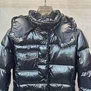 Fortok Moncler Glareins short down jacket with a hood Black  - 6