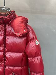 Fortok Moncler Glareins short down jacket with a hood Red - 3