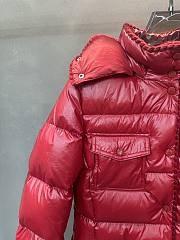 Fortok Moncler Glareins short down jacket with a hood Red - 2