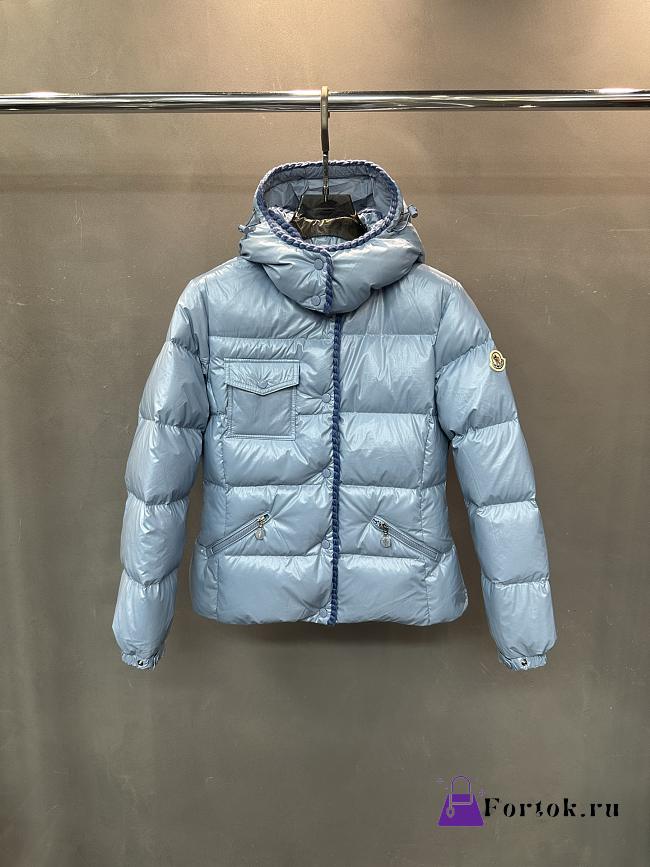 Fortok Moncler Glareins short down jacket with a hood Grey  - 1