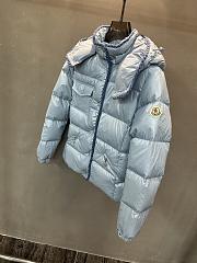 Fortok Moncler Glareins short down jacket with a hood Grey  - 4