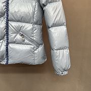 Fortok Moncler Glareins short down jacket with a hood Grey  - 2