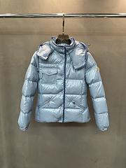 Fortok Moncler Glareins short down jacket with a hood Grey  - 3