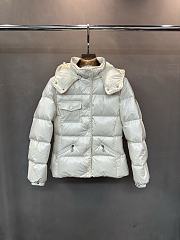 Fortok Moncler Glareins short down jacket with a hood White - 3