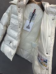 Fortok Moncler Glareins short down jacket with a hood White - 2