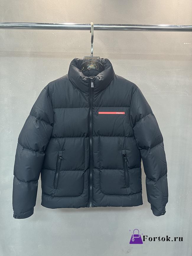 Fortok Prada puffer jacket in black - 1