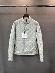 Fortok Moncler Oise Diamond-Quilted Short Down Jacket White - 1
