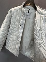 Fortok Moncler Oise Diamond-Quilted Short Down Jacket White - 4