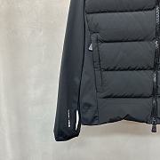 Fortok Moncler Grenoble logo-print padded jacket Black  - 3