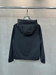 Fortok Moncler Grenoble logo-print padded jacket Black  - 5