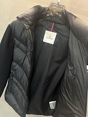 Fortok Moncler Padded Wool Zipup Cardigan Black  - 5