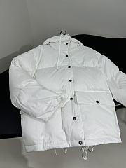 Fortok Prada Hood Padding Jacket White - 4
