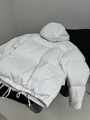 Fortok Prada Hood Padding Jacket White - 2