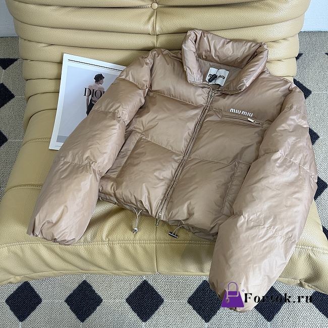 Fortok Miu Miu puffer jacket Brown - 1