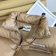 Fortok Miu Miu puffer jacket Brown - 5