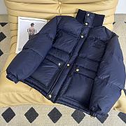 Fortok Celine Triomphe Soft Down Jacket Navy Blue - 1